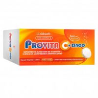foto de Provita C+Zinco Efervescente Laranja 1G/7Mg C/10 Comprimidos