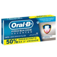 foto de Kit Creme Dental Oral-B Pro-Saúde Advanced 70g 2 Unidades