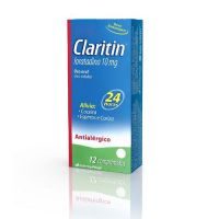 Antialérgico Claritin 10Mg 12 Comprimidos