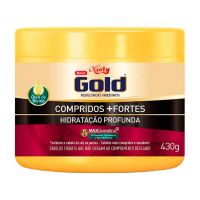 foto de Máscara de Hidratação Profunda Niely Gold Compridos + Fortes 430g