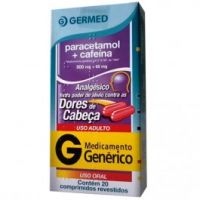 foto de Paracetamol+Cafeína 500mg/65mg 20 Cpr Genérico Germed