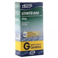 foto de Simeticona 40mg c/ 20 Comprimidos Genérico Teuto