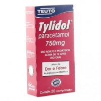 foto de Tylidol 750mg c/ 20 Comprimidos