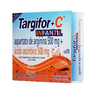 foto de Targifor C Infantil 500mg/500mg Sanofi Aventis 16 Comprimidos Efervescentes