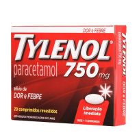 Analgésico Tylenol Cartucho 750Mg 20 Comprimidos