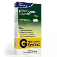 foto de Simeticona 40mg c/ 20 Comprimidos Genérico Neo Quimica