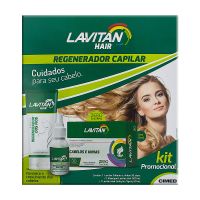 foto de Kit Lavitan Hair com Lavitan Cabelos e Unhas 30 Cápsulas + Shampoo Lavitan Hair 200ml + Solução Lavitan Hair 50ml