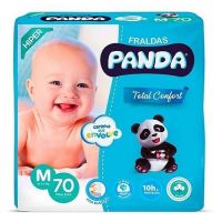 foto de Fralda Infantil Panda Hiper Tamanho M 70 Unidades