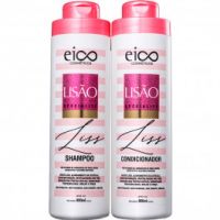 foto de Kit Eico Life Lisão Shampoo 800Ml +Condicionador 800Ml