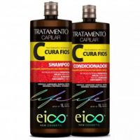 foto de Kit Eico Life Cura Fios Shampoo 1L +Condicionador 1L