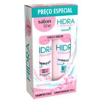 foto de Kit Salon Line Hidra Ceramidas Shampoo 300ml + Condicionador 300ml