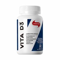 foto de Vitamina D3 2.000 Ui - Vitafor - 60 Cápsulas de 500mg