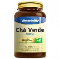 foto de Chá Verde Green Tea Vitamin Life 400mg c/ 60 Cápsulas