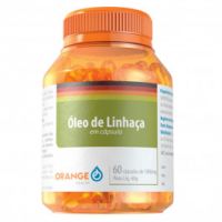foto de Óleo De Linhaça Orange Health 1000Mg C/60 Cápsulas