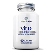 foto de Vitamina D Vit D 2.000UI Nature Healthy 60 Cápsulas